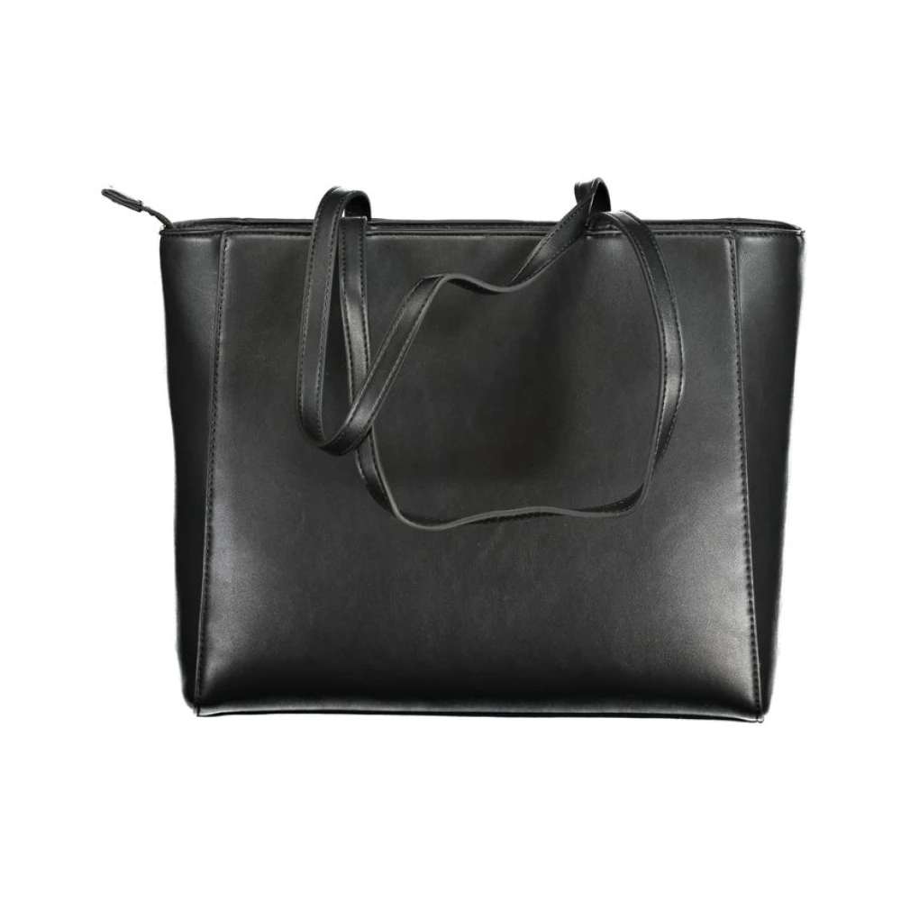 Valentino by Mario Valentino Zwarte Polyethyleen Handtas | Va-33527 Black Dames