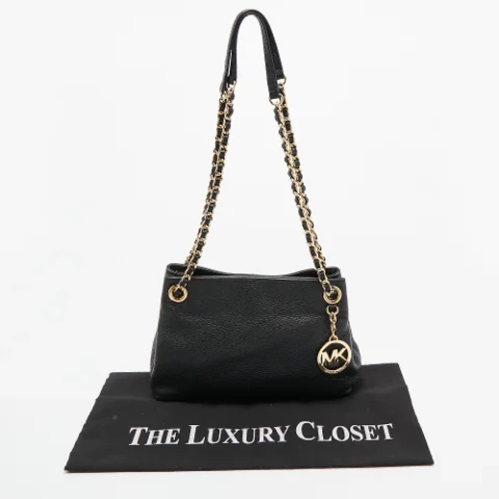 Michael Kors Pre-owned Leather shoulder-bags Black Dames