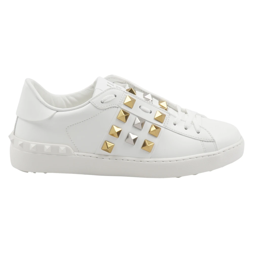 Valentino Men's White Rockstud Untitled Trainers - Sneakers - 9 Uk - Shoes