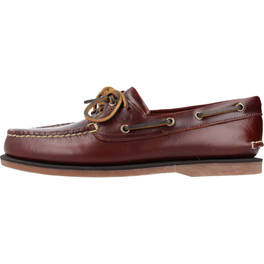 Timberland Scarpa Da Barca Classic 2-Eye Da Uomo In Marrone, Taglia 41 - Immagine 5