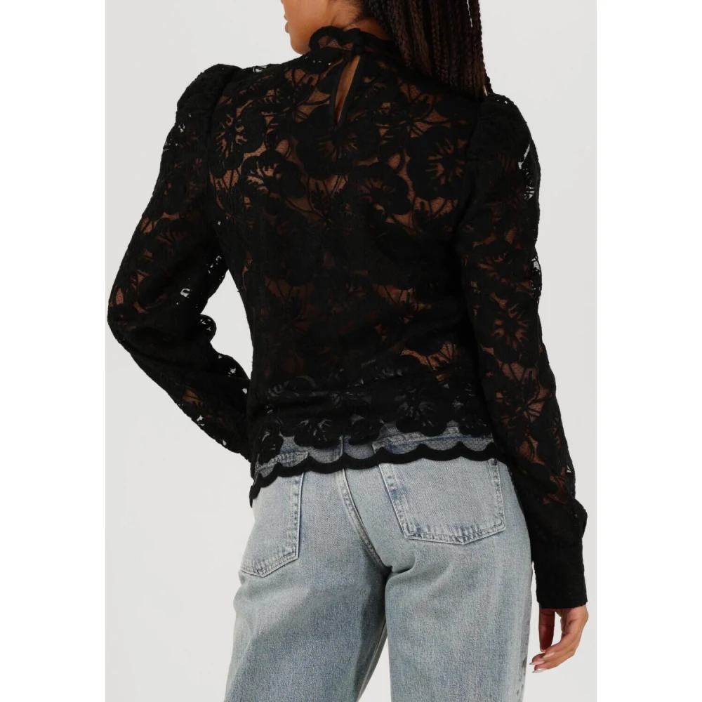 Aaiko Veelzijdige Muze PES 566 Blouse Black Dames