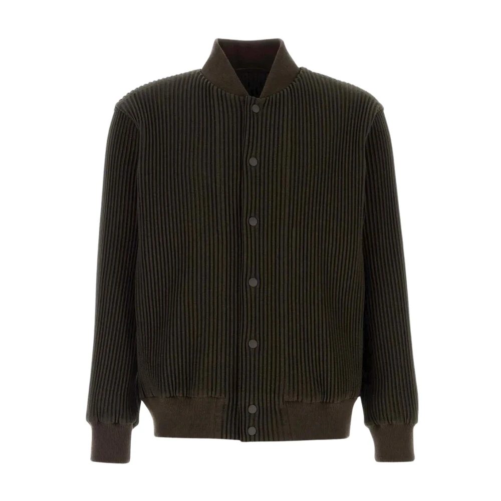 Issey Miyake Stijlvolle Herenjas Kleding Brown Heren