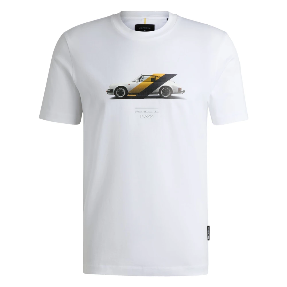 Hugo Boss Natuurlijke Jersey Top White Heren