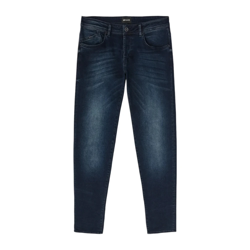 GAS Moderne Carrot Fit Jeans Blue Heren