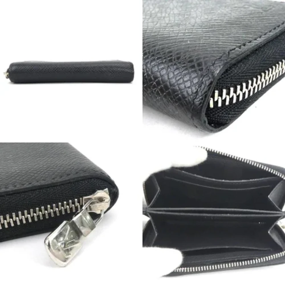 Louis Vuitton Vintage Pre-owned Leather wallets Black Heren