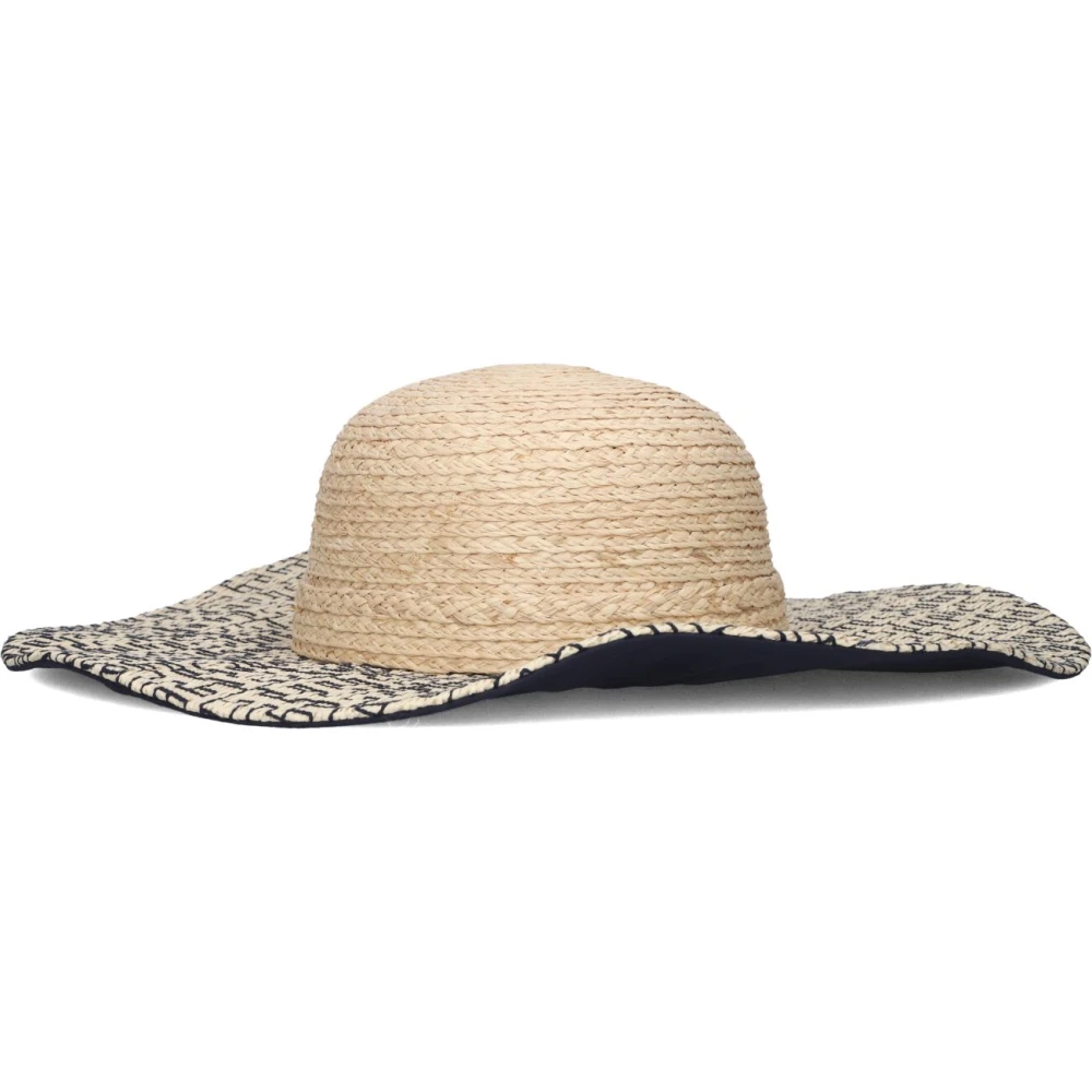 Tommy Hilfiger Strand Zomer Strohoed Beige Dames