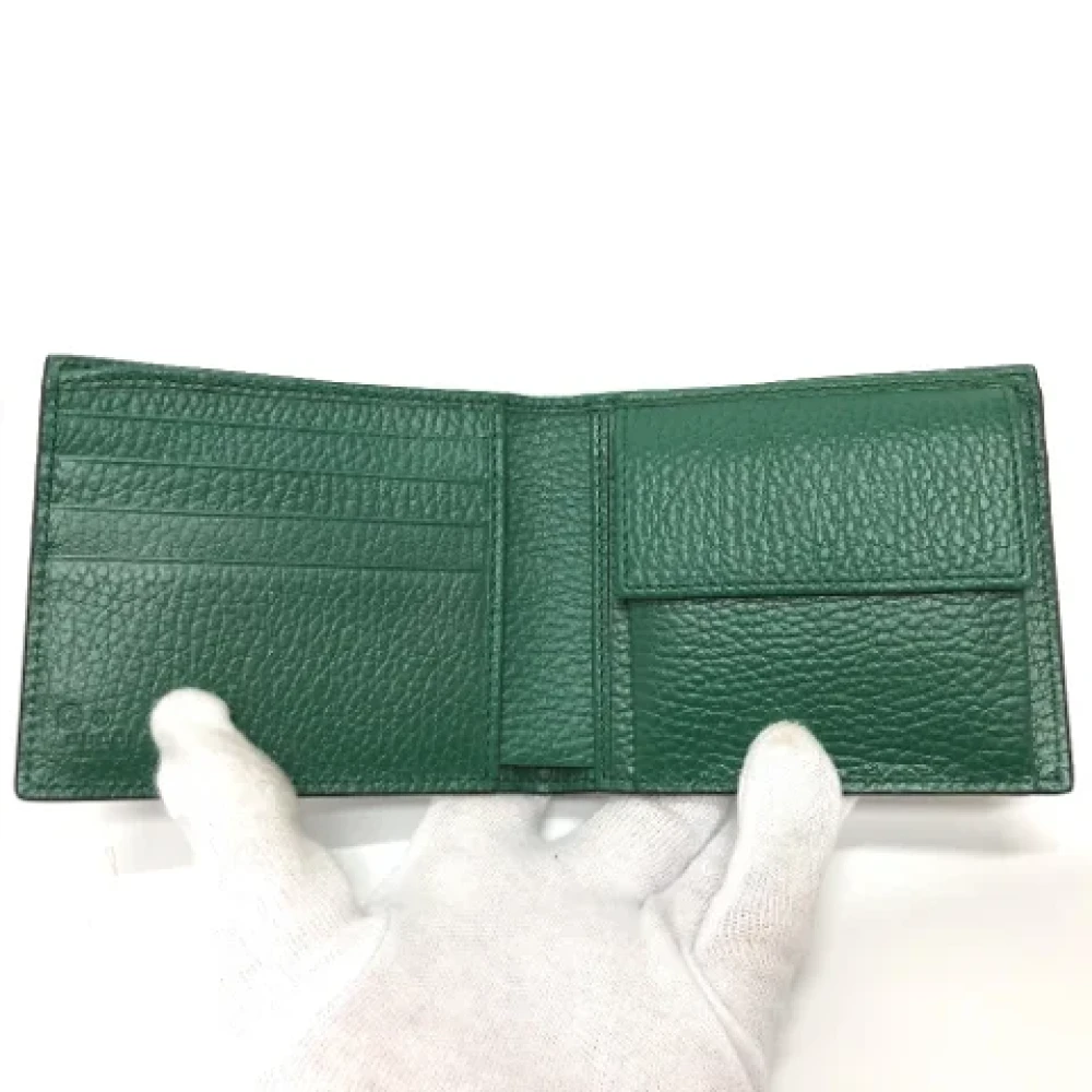 Gucci Vintage Pre-owned Leather wallets Black Heren