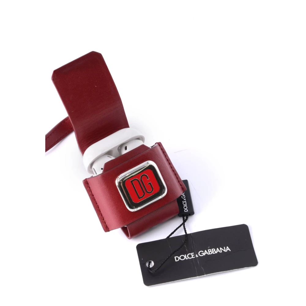Dolce & Gabbana Heren Koptelefoon Ophangtas Red Heren