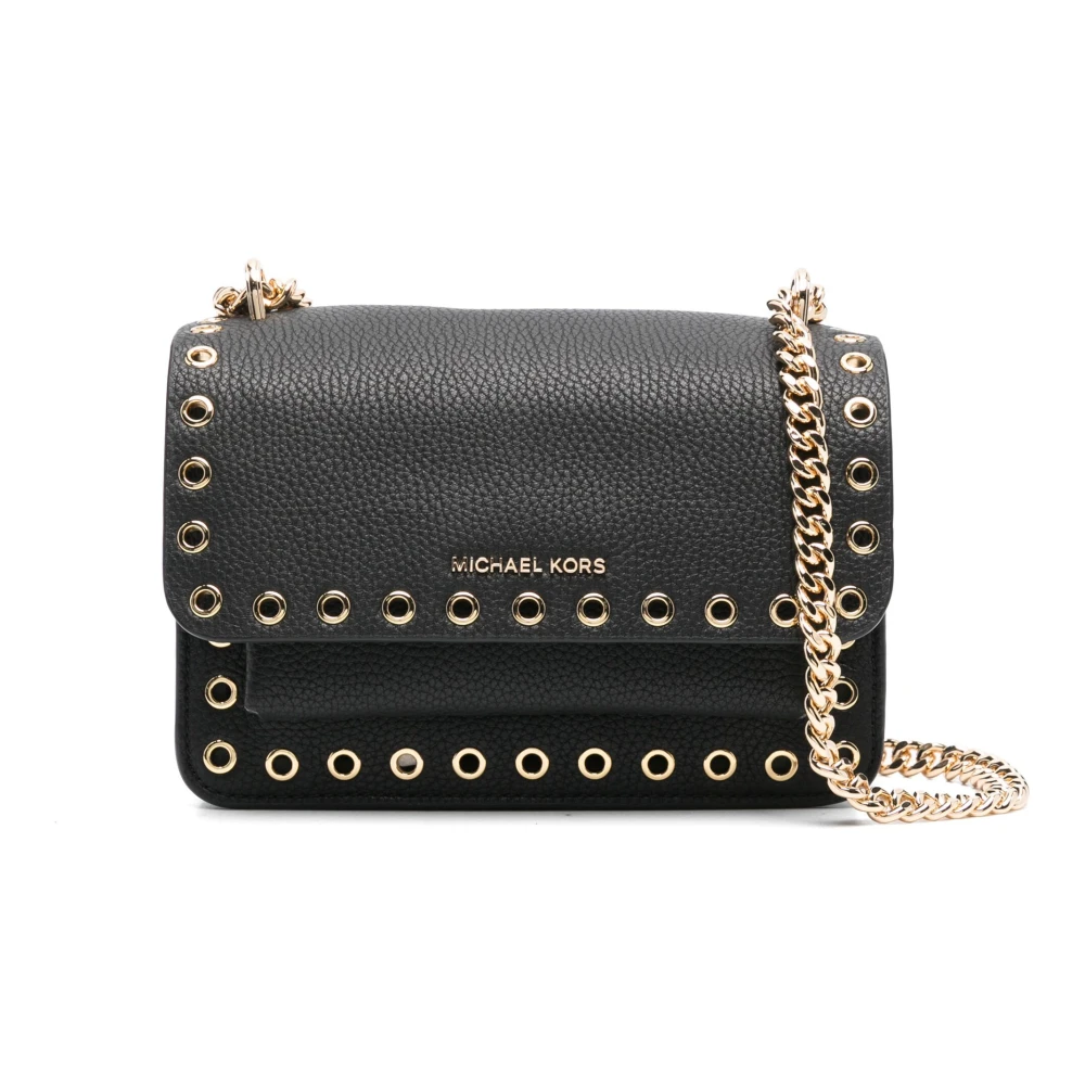 Michael Kors Zwarte Claire Elegante Schoudertas Black Dames