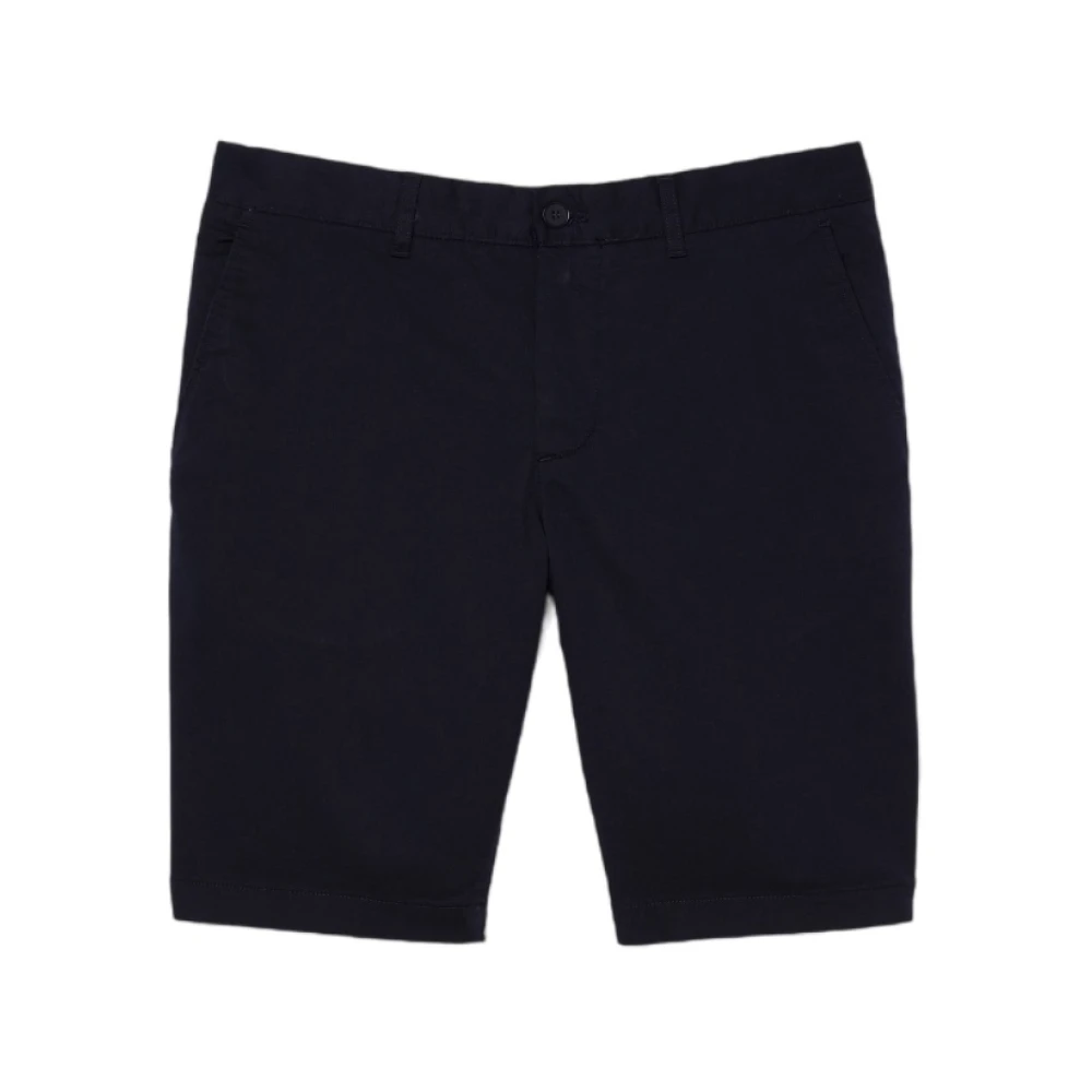 Lacoste Men's Blue Fh2647 Slim Fit Stretch Cotton Shorts - Casual Shorts - 4XS - Shorts
