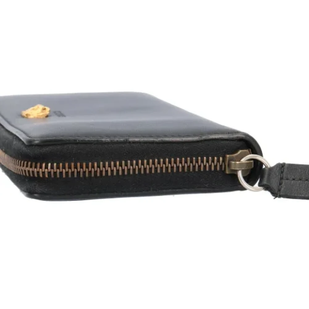 Gucci Vintage Pre-owned Leather wallets Black Heren