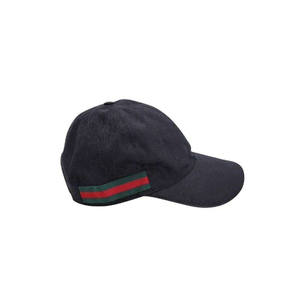 Gucci Vintage Pre-owned Fabric hats Black Dames