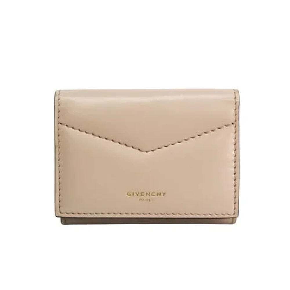 Givenchy Pre-owned Leather wallets Beige Dames