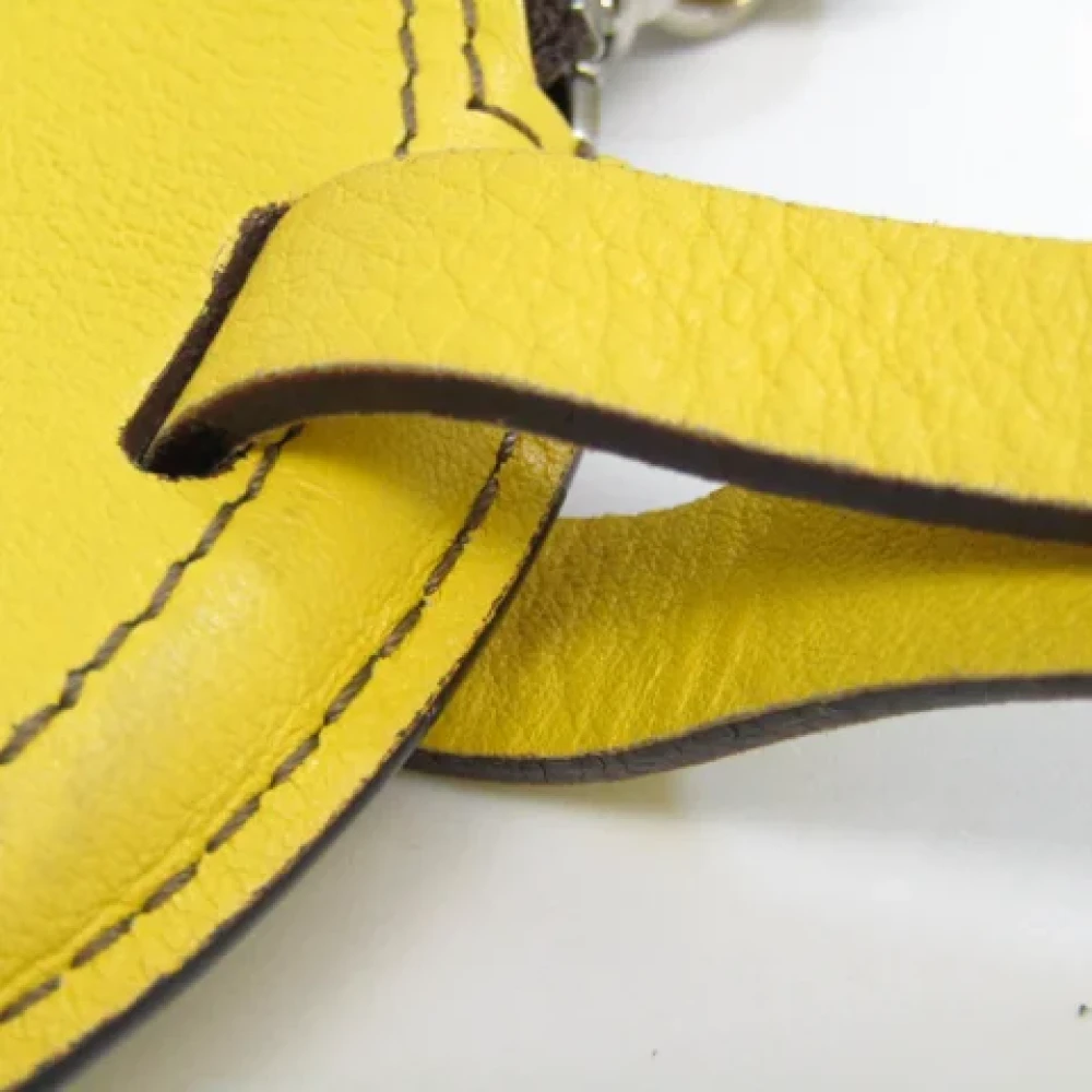 Loewe Pre-owned Leather wallets Yellow Dames