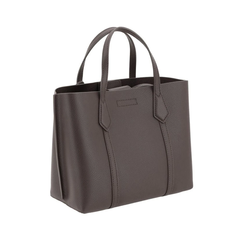 TORY BURCH Perry Leren Handtas Brown Dames
