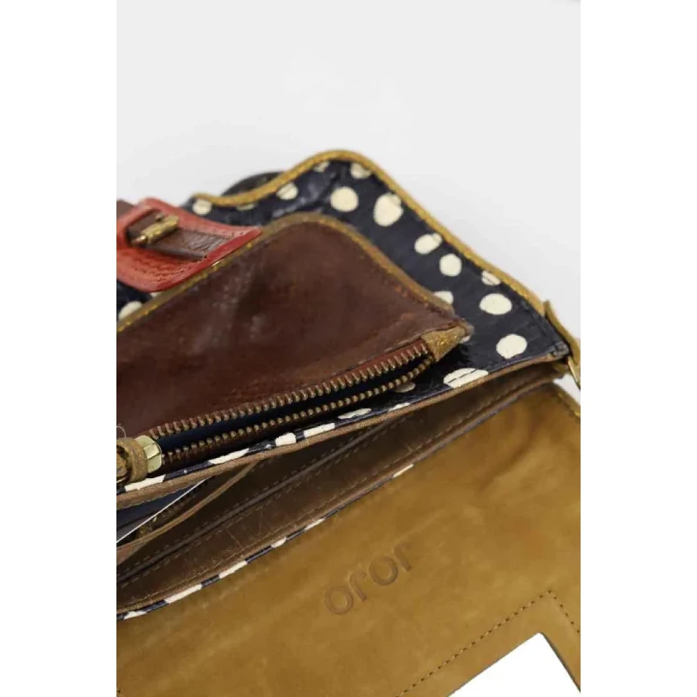 Jérôme Dreyfuss Pre-owned Leather shoulder-bags Green Dames