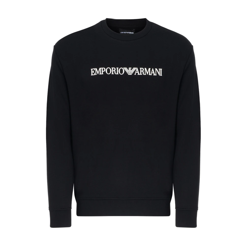 Emporio Armani Zwarte Sweatshirt 8N1Mr6-F009 Black Heren