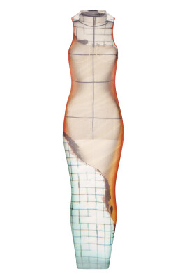 fire-print-mesh-dress