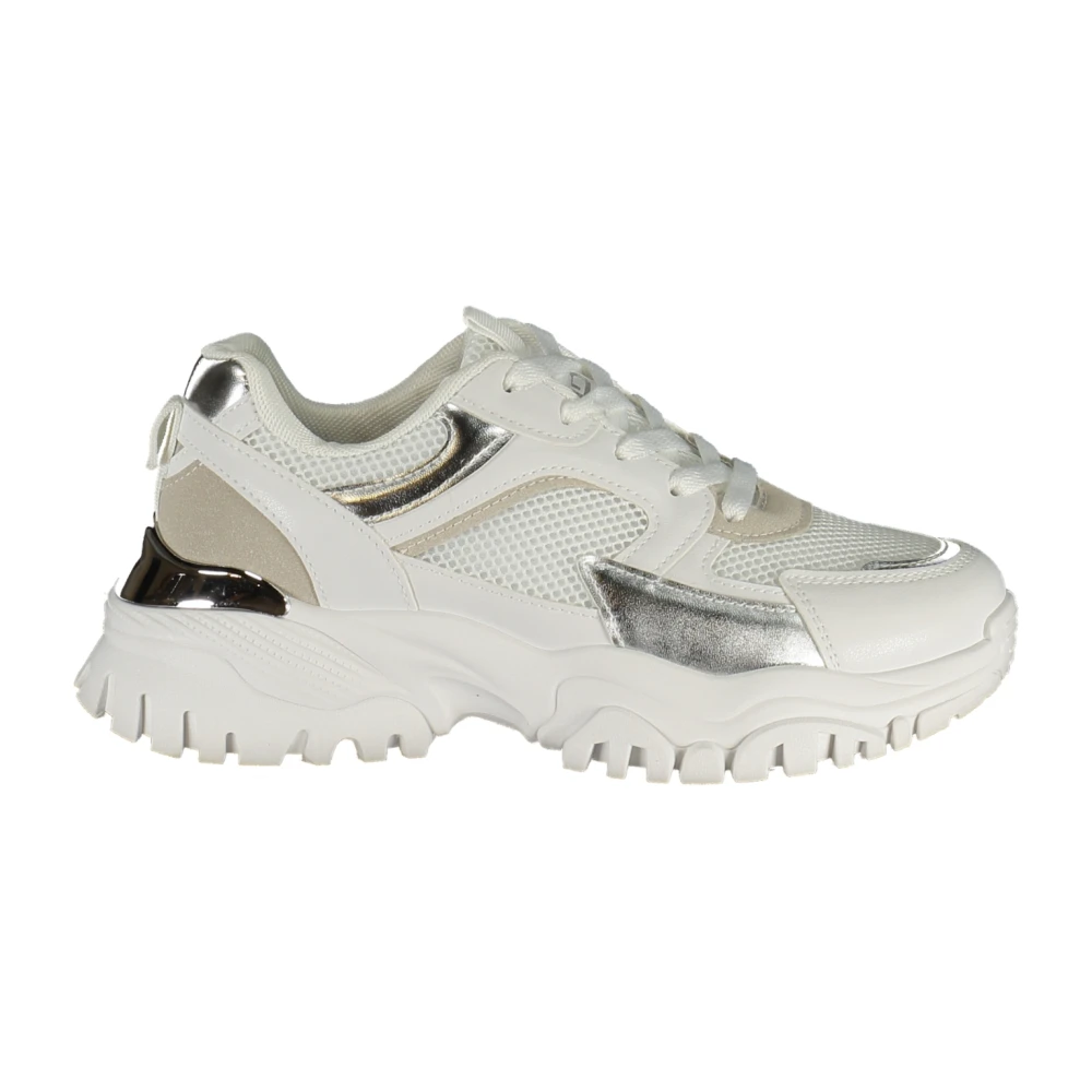 Laura Biagiotti White Sports Shoe With Laces - Female - Sneakers - 6 Uk - Shoes