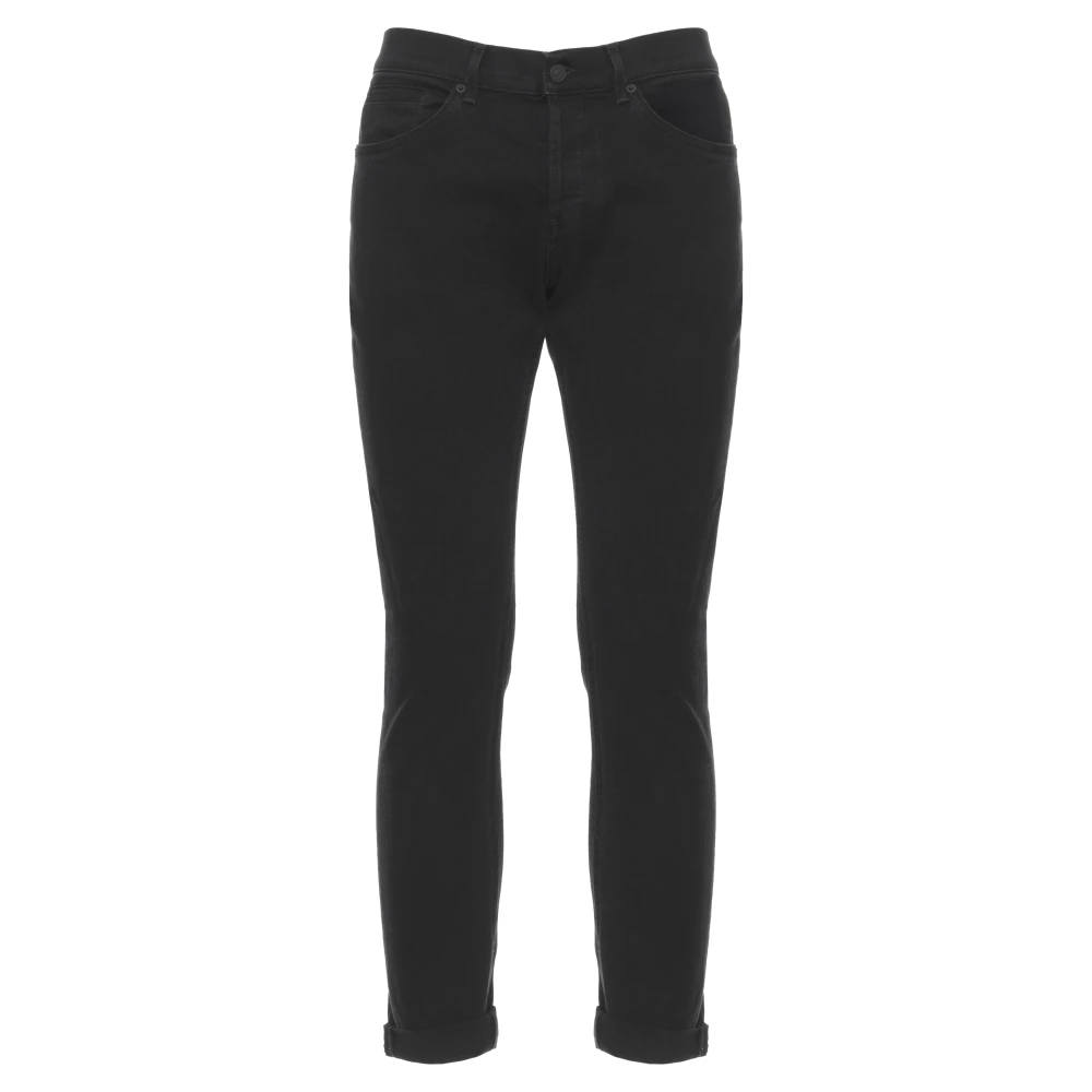 Dondup Men's Black Slim Fit Jeans, W33, George Jeans