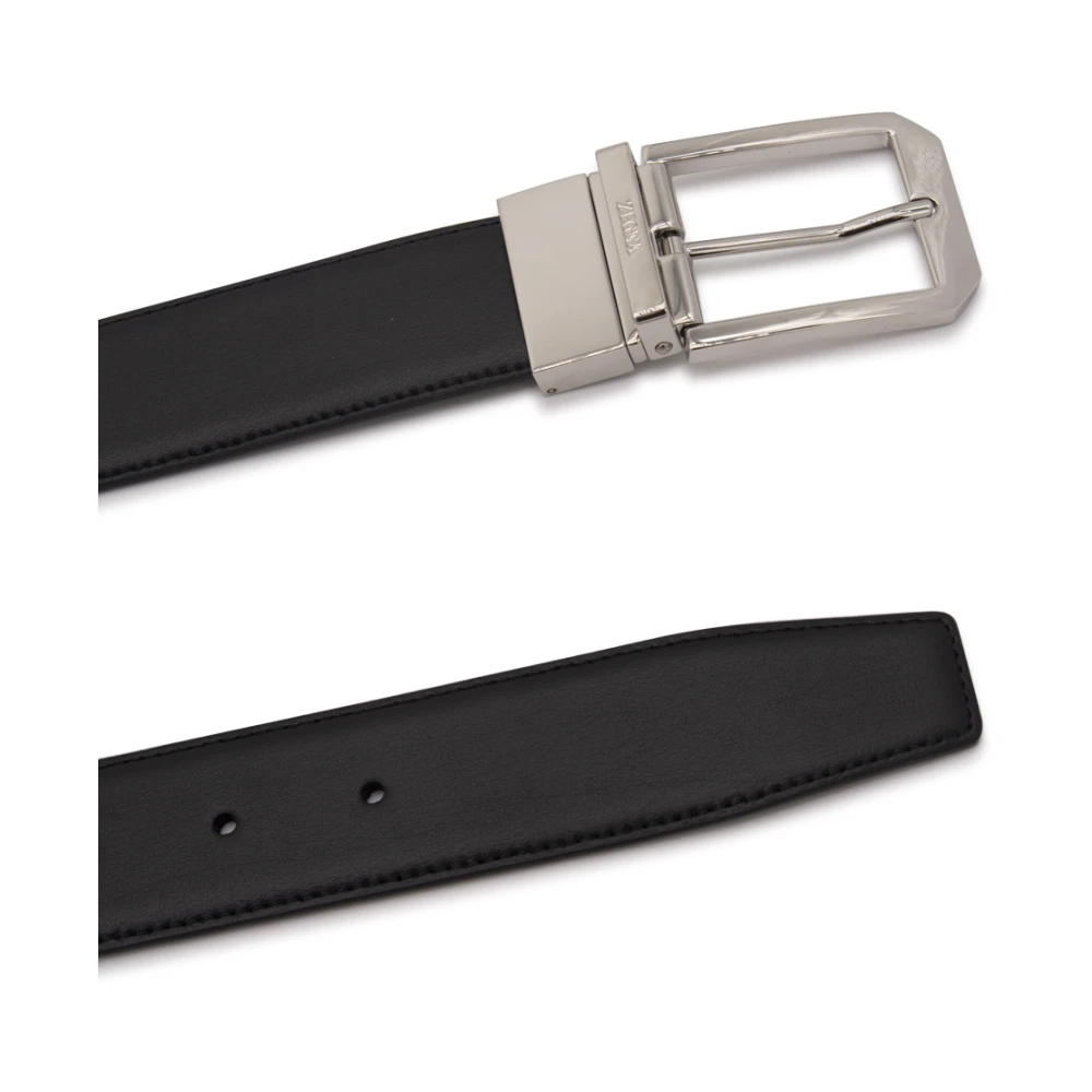 Ermenegildo Zegna Riemen Black Heren