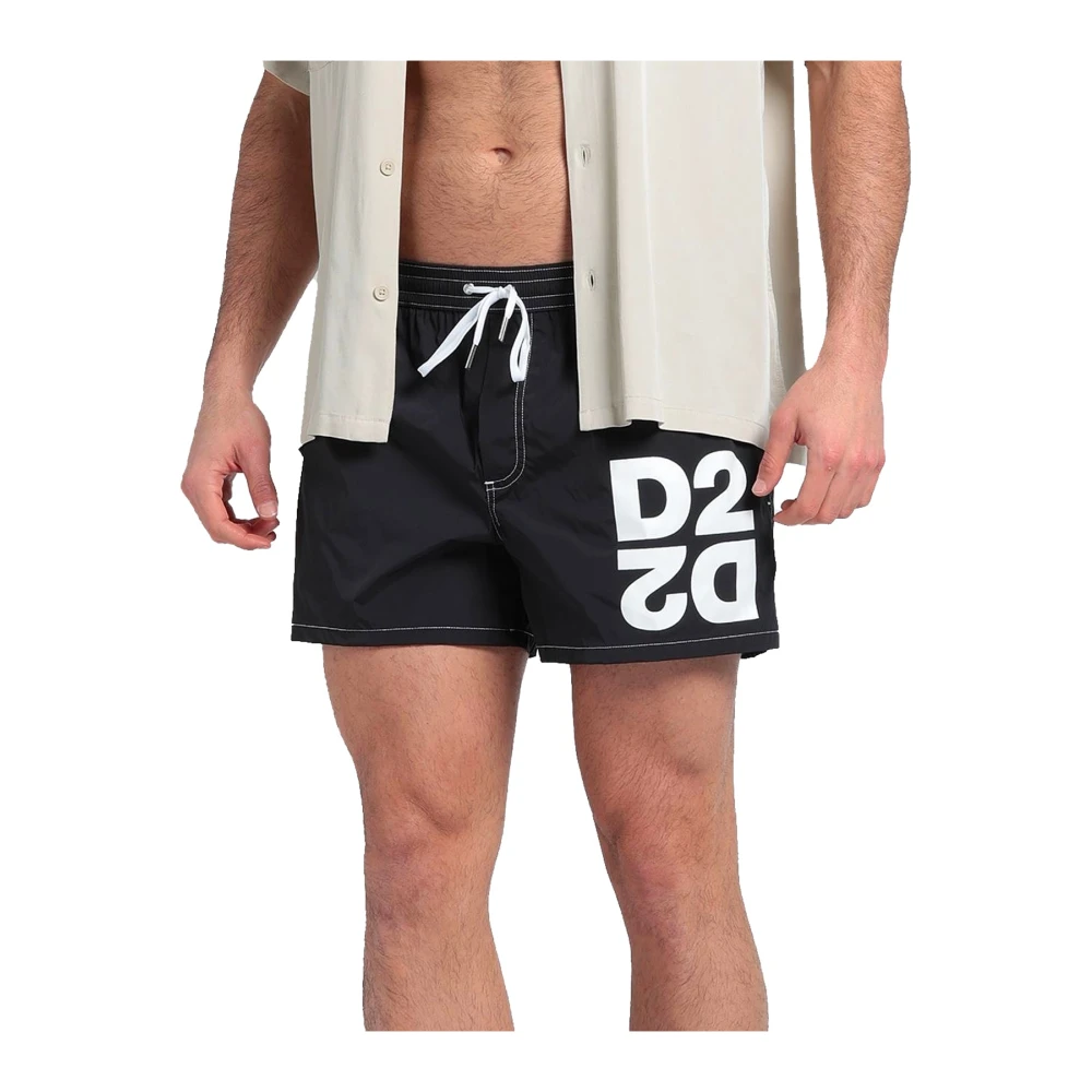 Dsquared2 Beachwear Black Heren