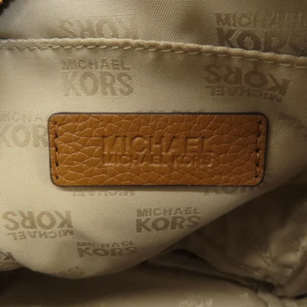 Michael Kors Pre-owned Canvas backpacks Brown Dames