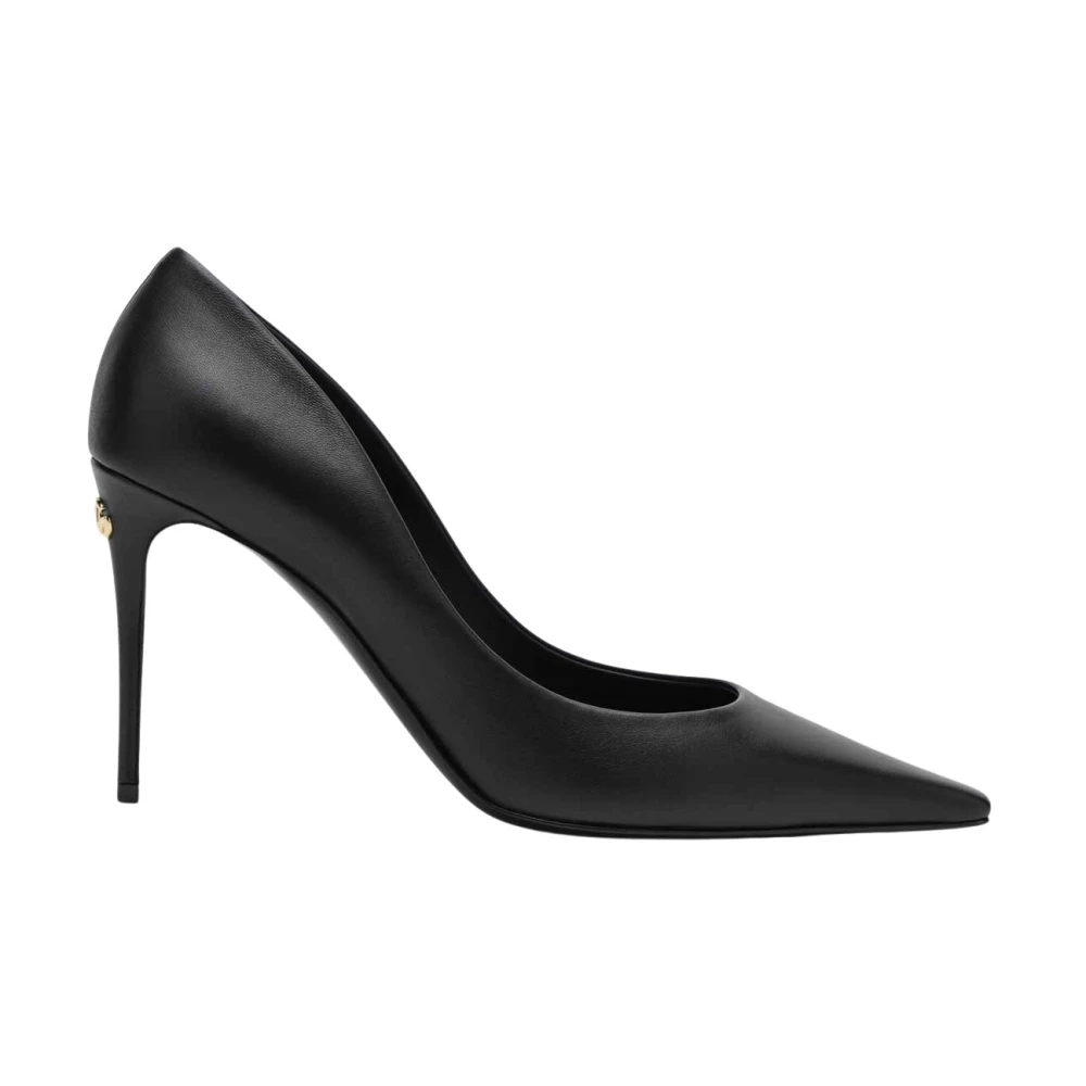 Dolce & Gabbana Women's Black Pumps, 7 Uk, High Heel Decollete Shoes
