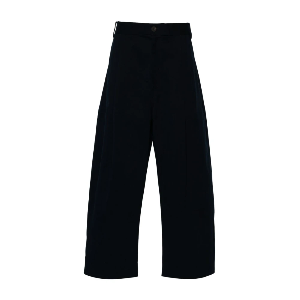 Studio Nicholson Men's Blue Sorte Pant - Straight Trousers - S - Trousers
