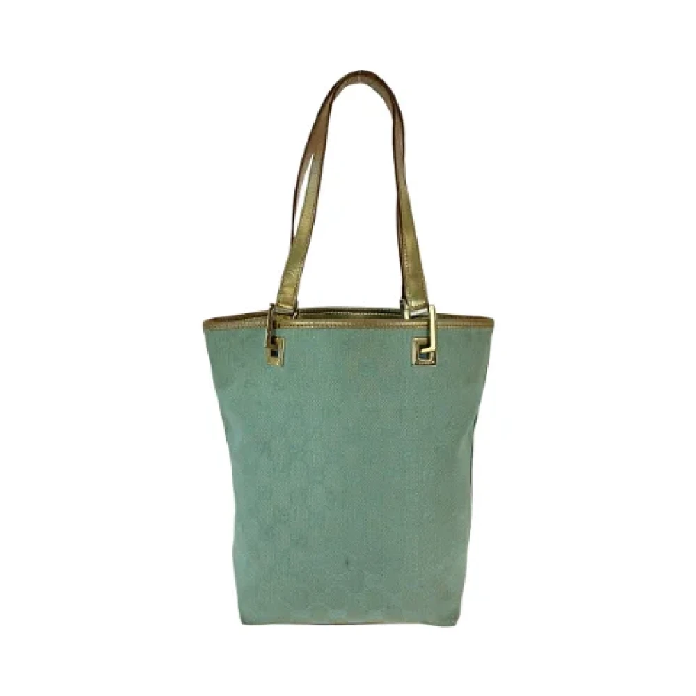 Gucci Vintage Pre-owned Canvas gucci-bags Green Dames