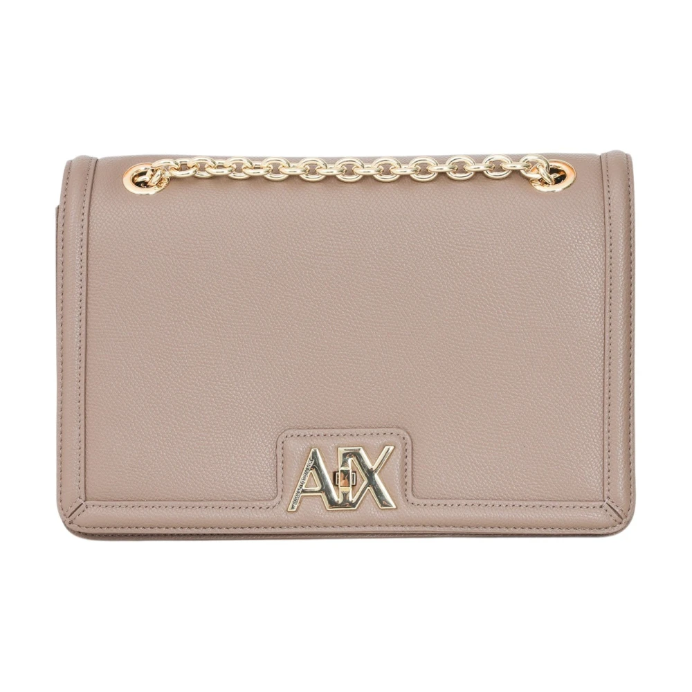 Armani Exchange Stijlvolle Tassen Collectie Beige Dames
