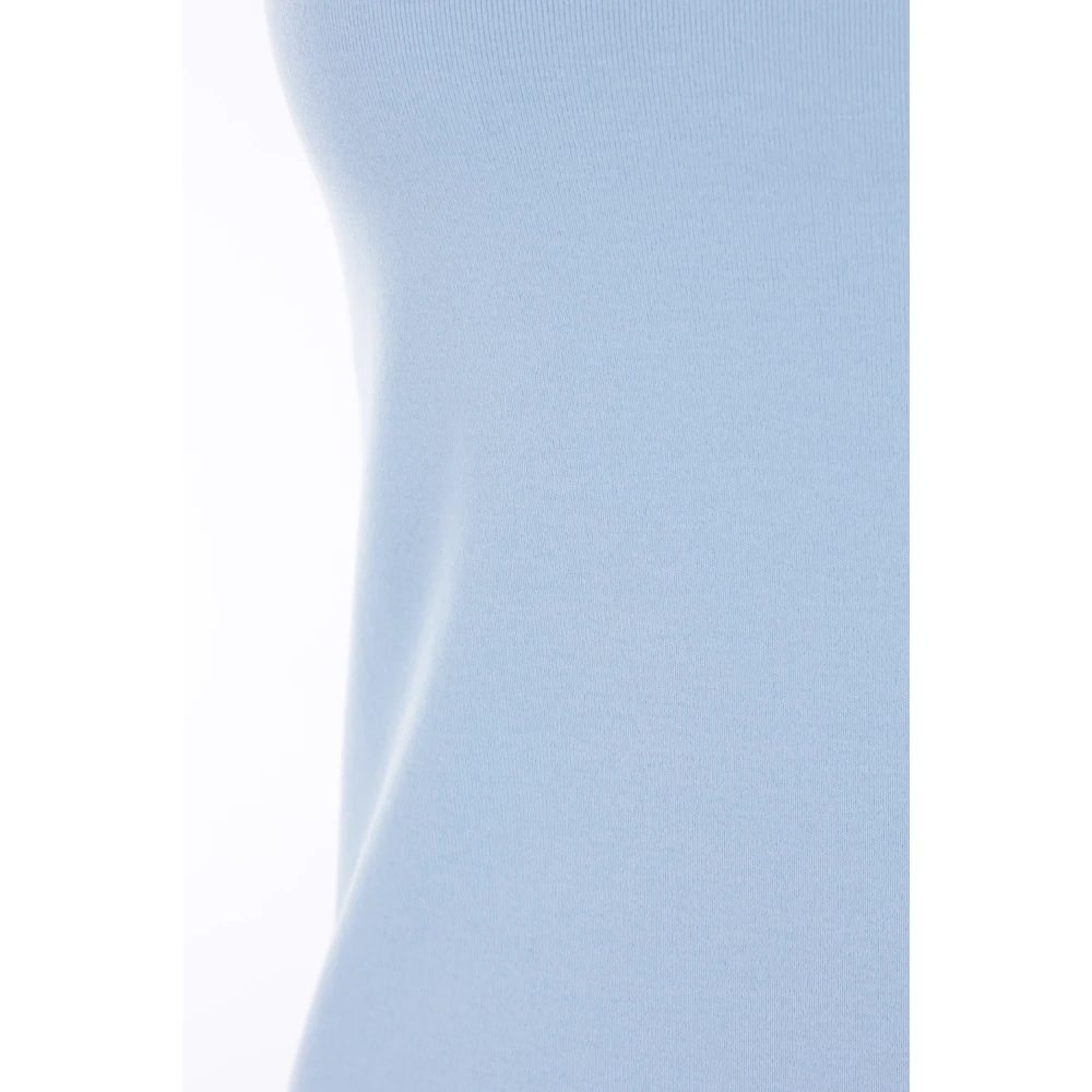 Marc Jacobs Blauwe Organische Katoen Paillet Tanktop Blue Dames