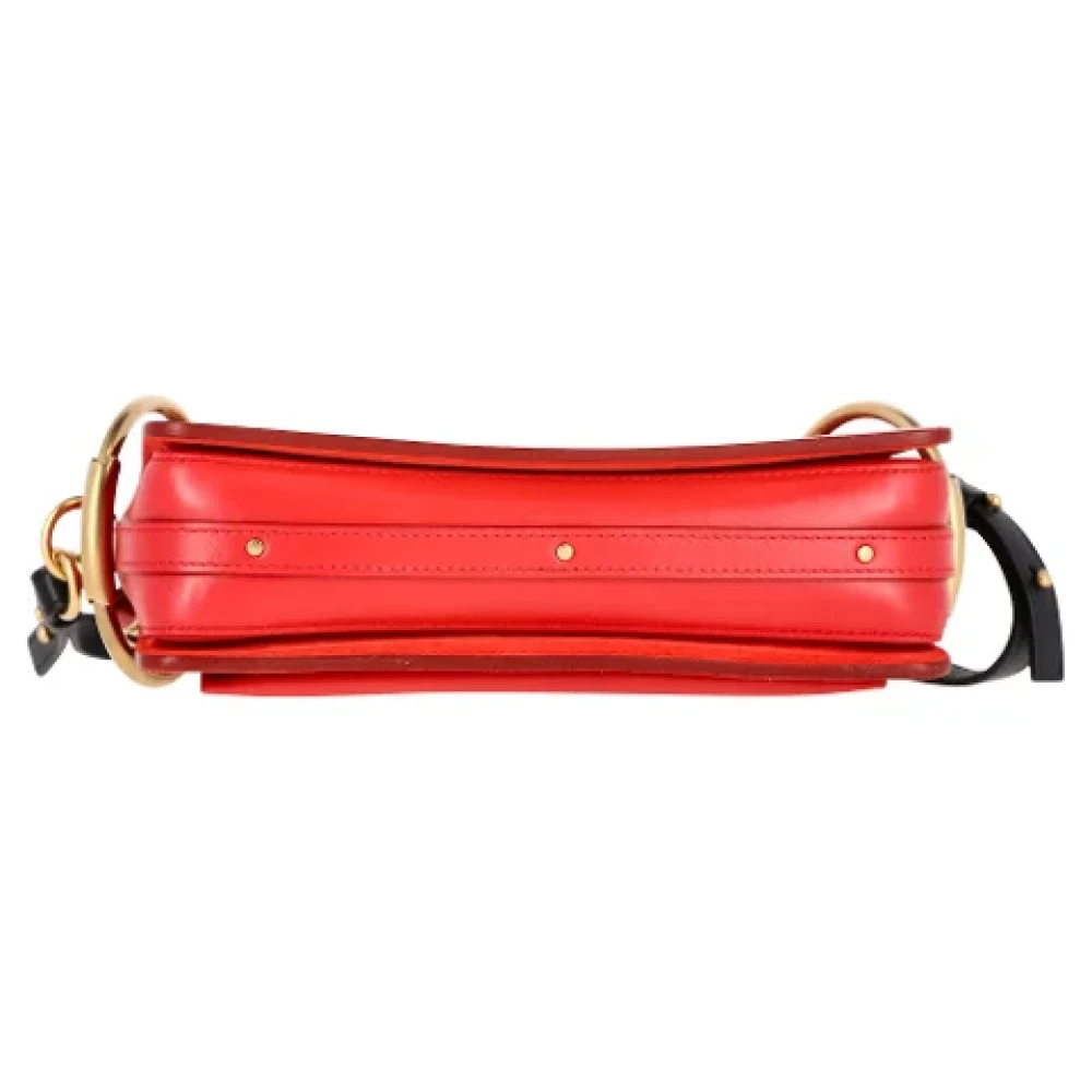Chloé Pre-owned Leather shoulder-bags Red Dames