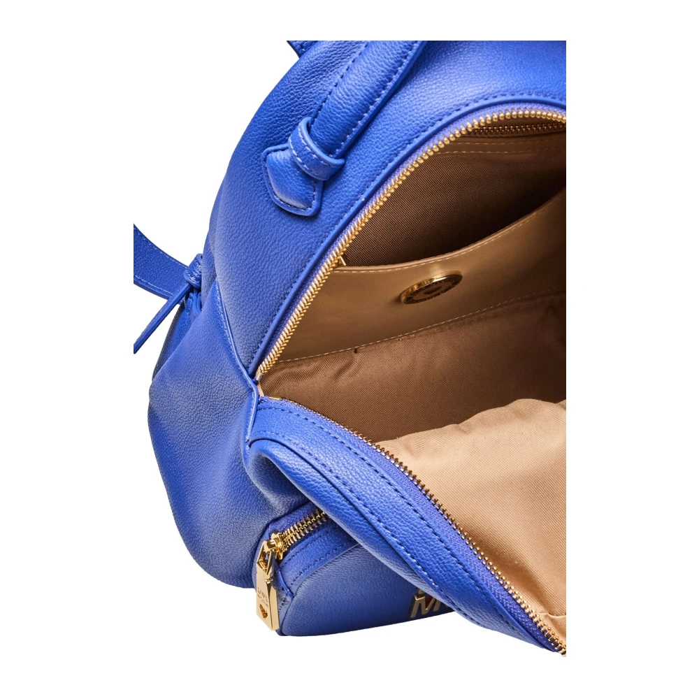 Love Moschino Stijlvolle Rugzak met Verstelbare Banden Blue Dames