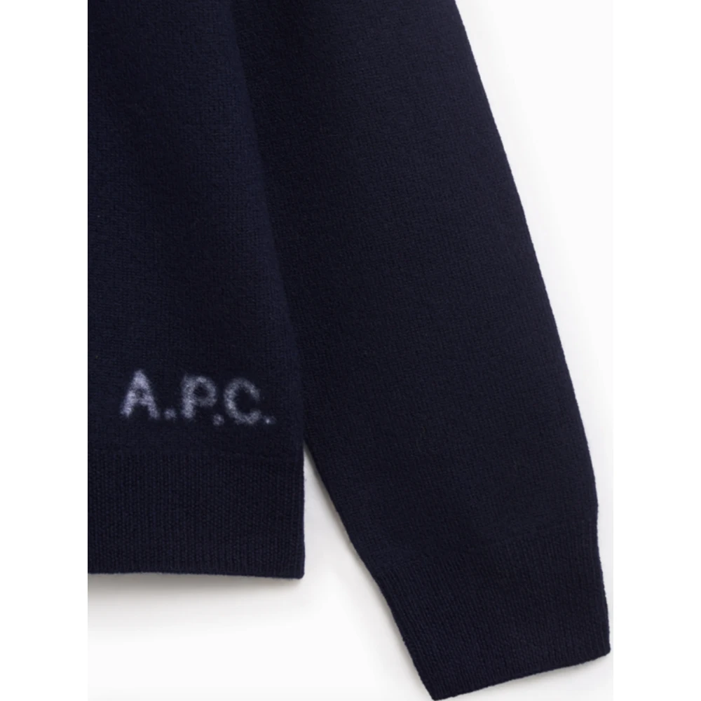A.p.c. Kenny Donkerblauw Vest Blue Heren