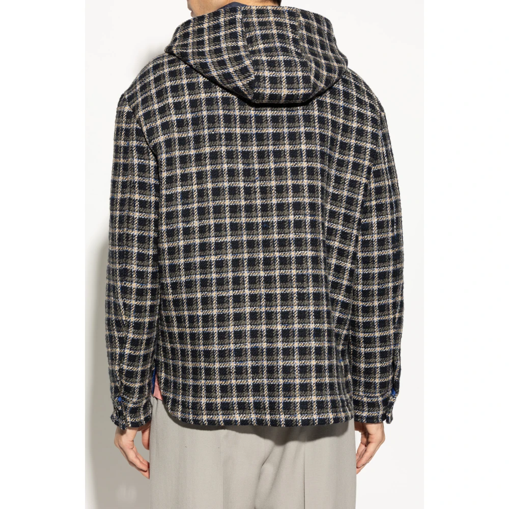 ETRO Jas met ruitpatroon Black Heren