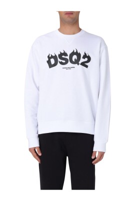 flame-logo-crew-neck-sweatshirt
