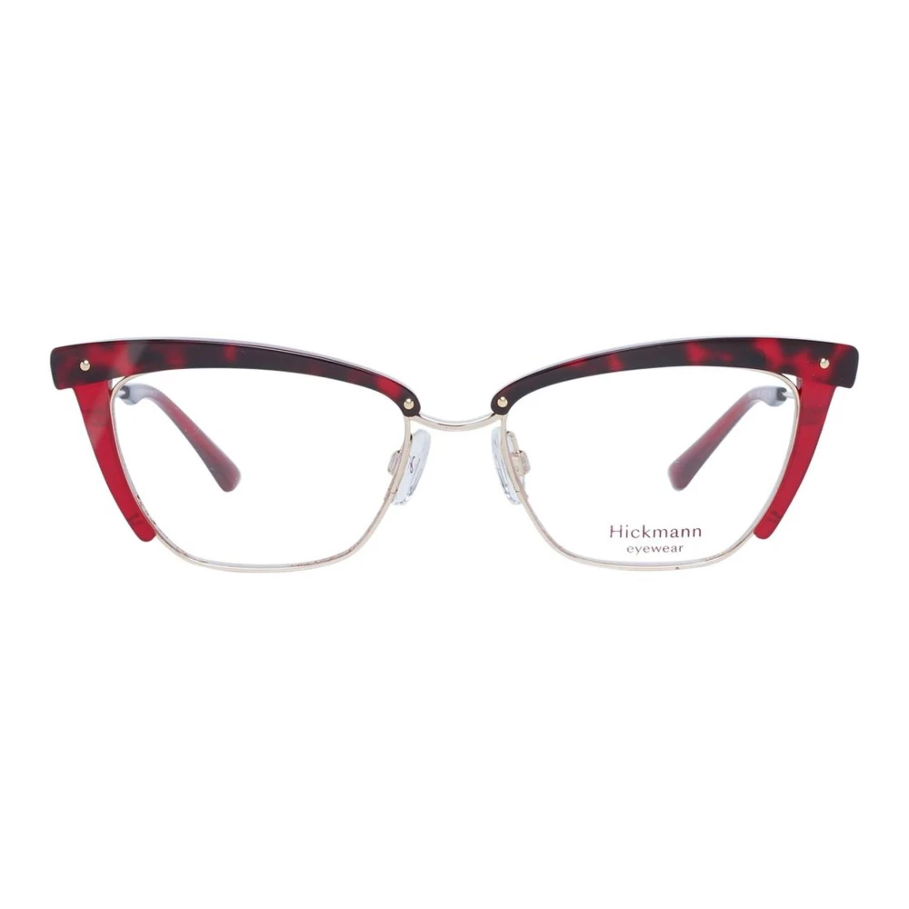 Ana Hickmann Rode Cat Eye Metalen Optische Frames Red Dames
