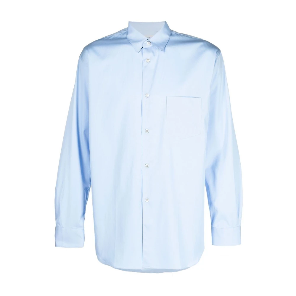Comme des Garçons Katoenen overhemd voor heren Blue Heren