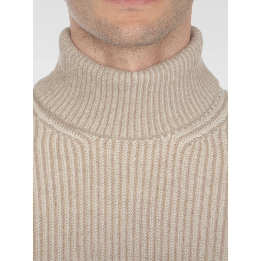 Tagliatore Turtleneck sweater Beige Heren