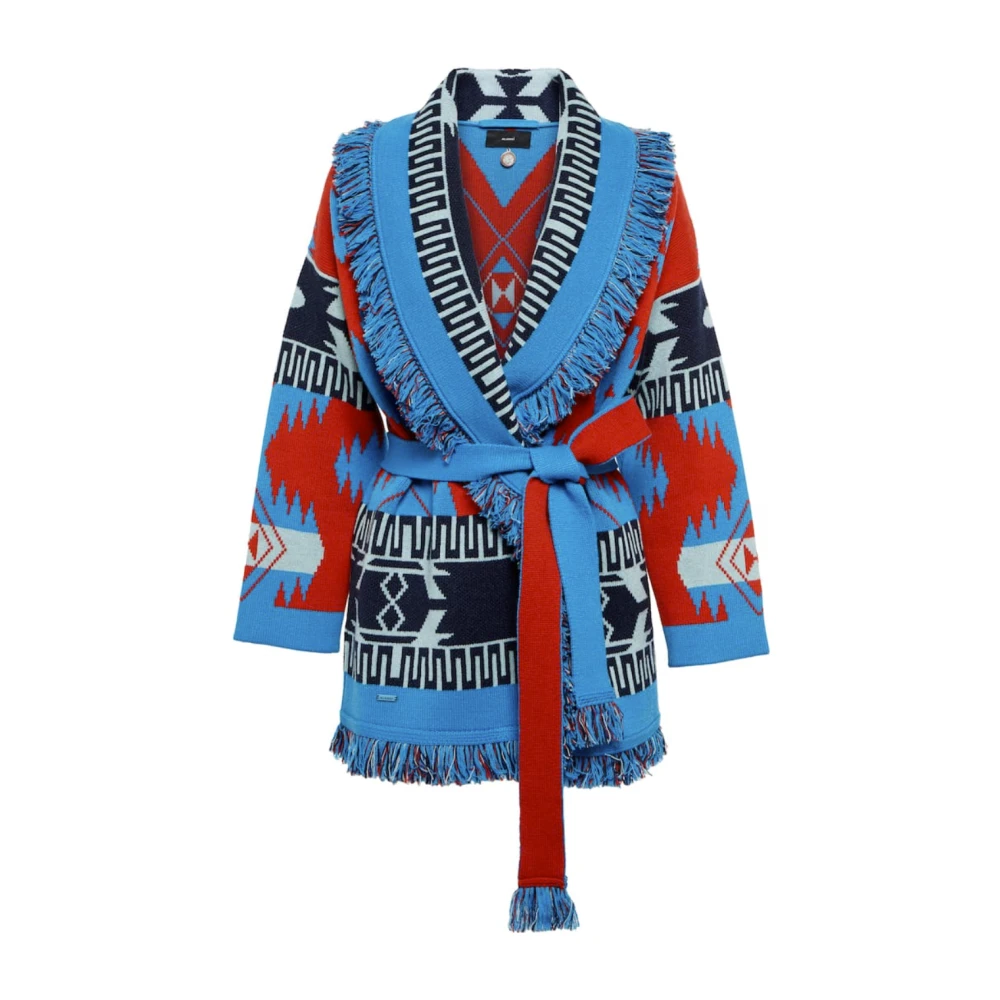 Alanui Icon Jacquard Cardigan Sweaters MultiColour Multicolor Dames