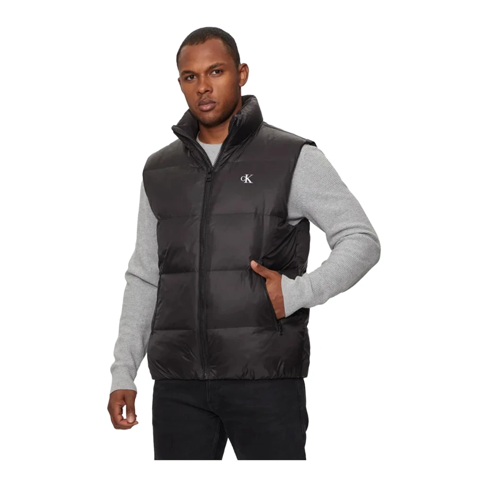 Calvin Klein Mouwloos Regular Fit Gewatteerd Jack Black Heren