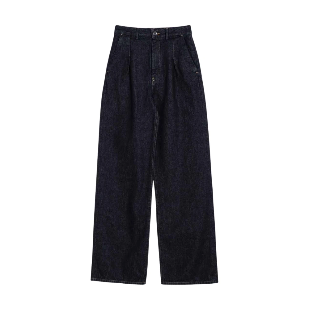 Loulou Studio Palazzo Stijl Jeans Blue Dames