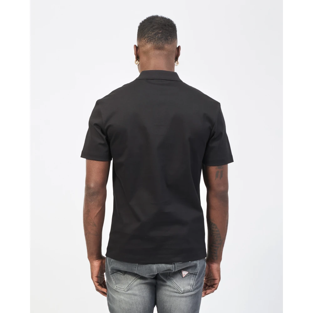 Hugo Boss Zachte afwerking poloshirt met logo Black Heren