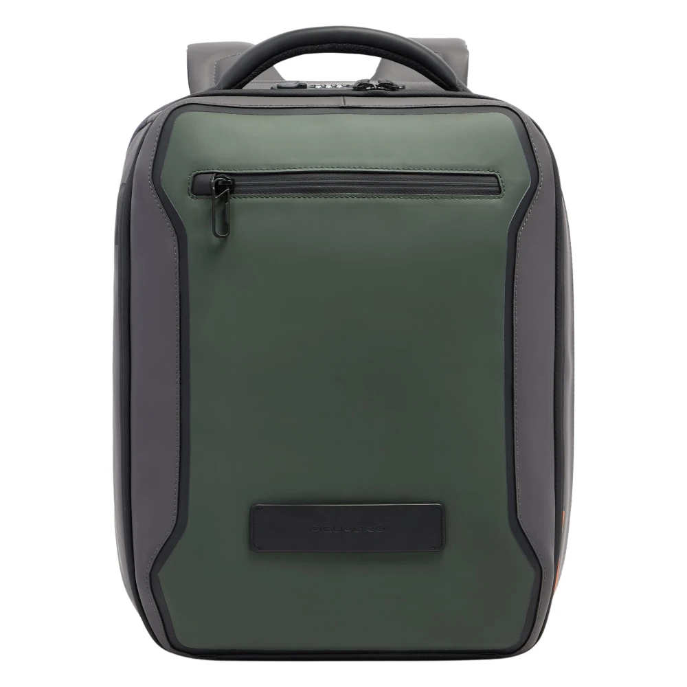 Piquadro Uomo Verde - Zaino Da Viaggio Espandibile Per Laptop Da 14 Pollici - Bags - One Size