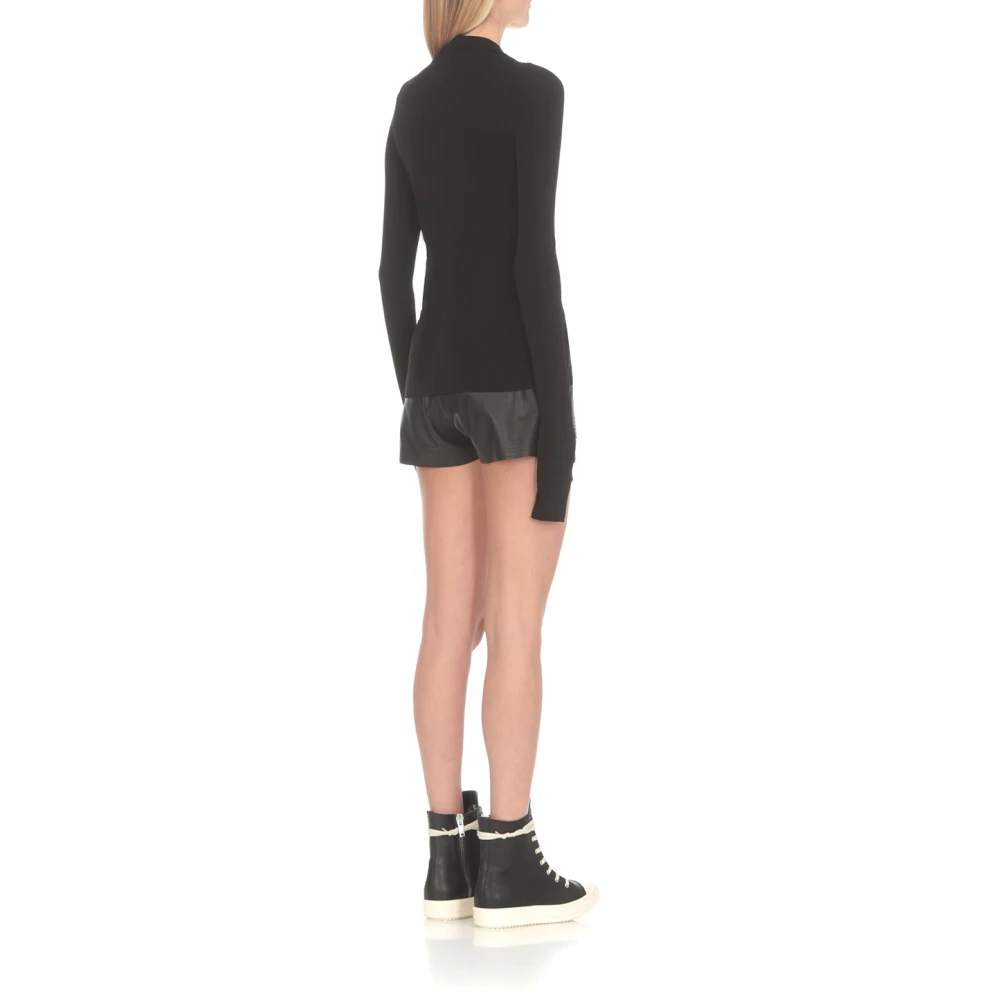 Rick Owens Ls Prong Top Black Dames