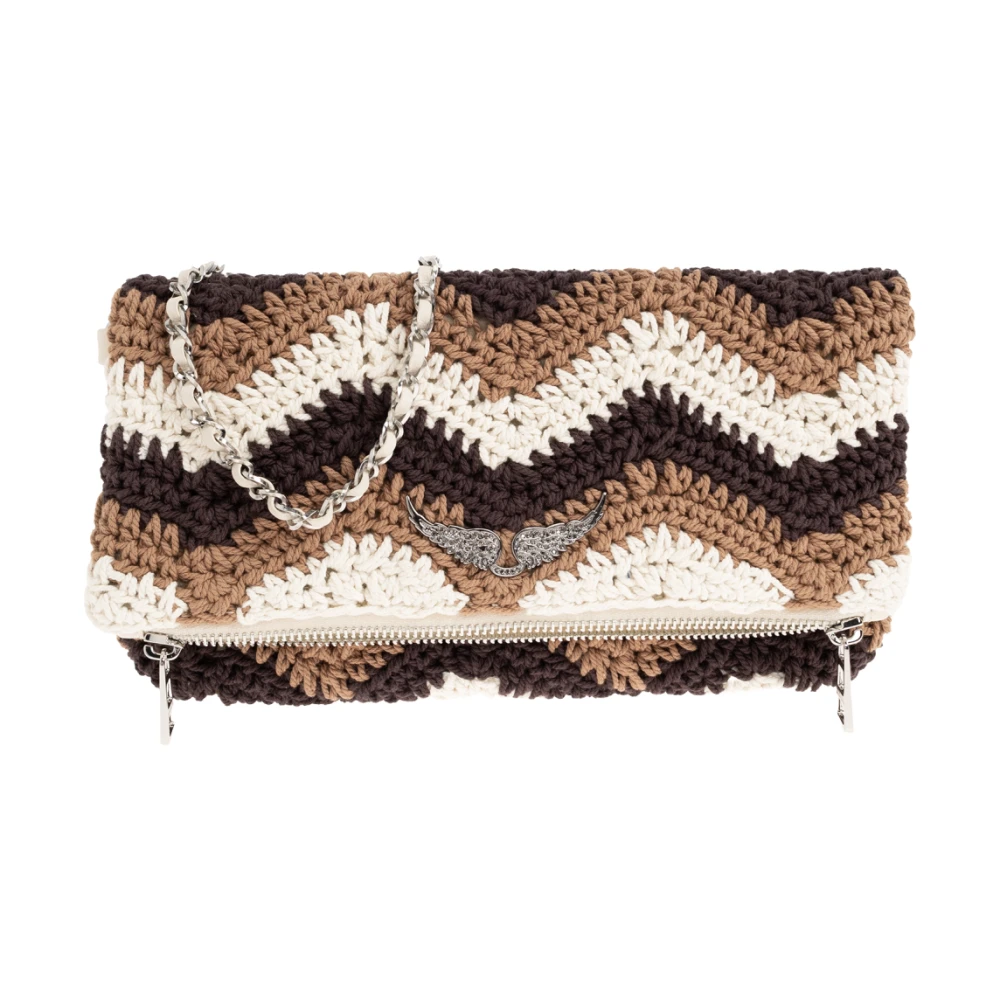 Zadig & Voltaire Donna Wood Pochette Rock Macramé - Immagine 2