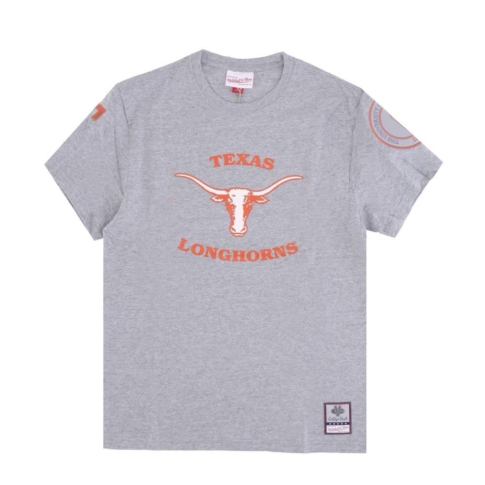 Mitchell & Ness Texas Longhorns Basketball Team T-Shirt Gray Heren