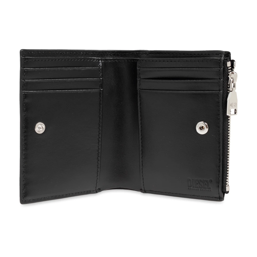 Diesel Portemonnee Play D Bi-Fold ZIP Black Dames