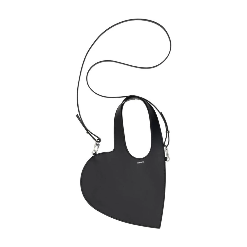 Coperni Hartvormige leren schoudertas Black Dames